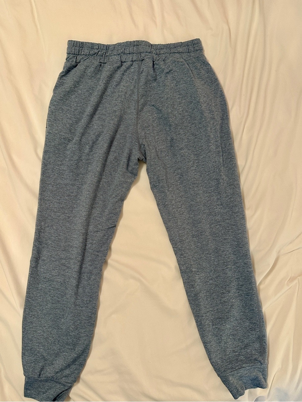 Vuori Performance Drawstring Joggers. Size Small. Light Blue/Grey - Picture 2 of 7